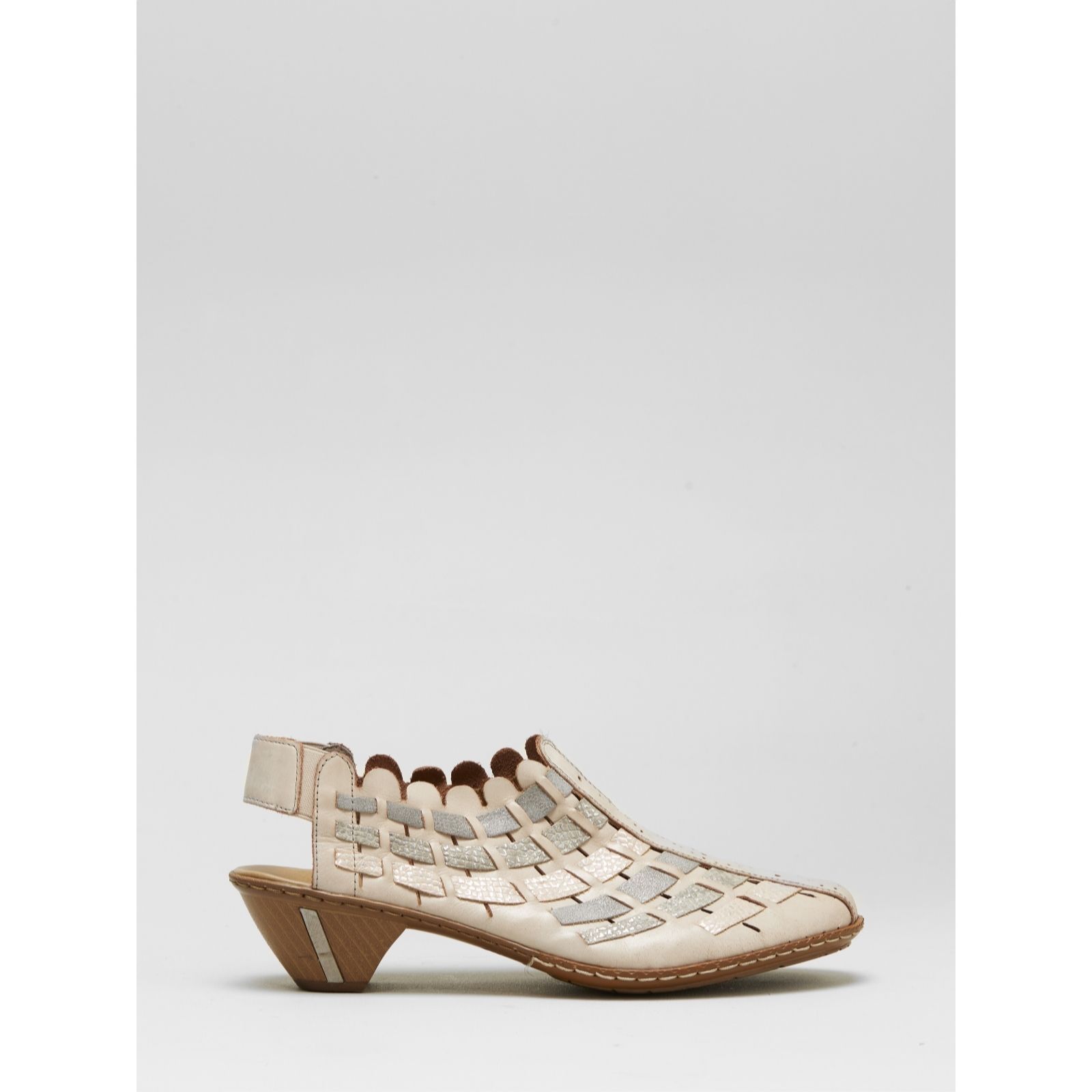 Outlet Rieker Interweave Low Heel Shoe