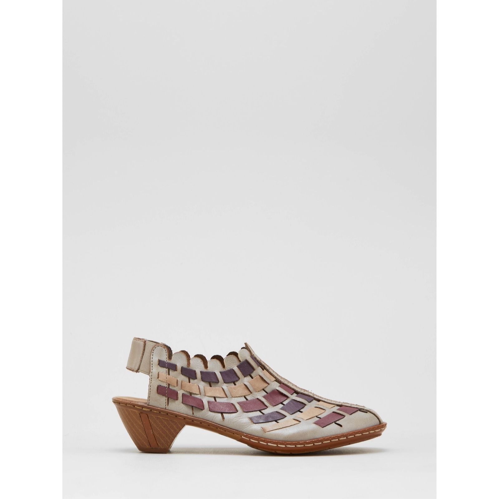 Outlet Rieker Interweave Low Heel Shoe