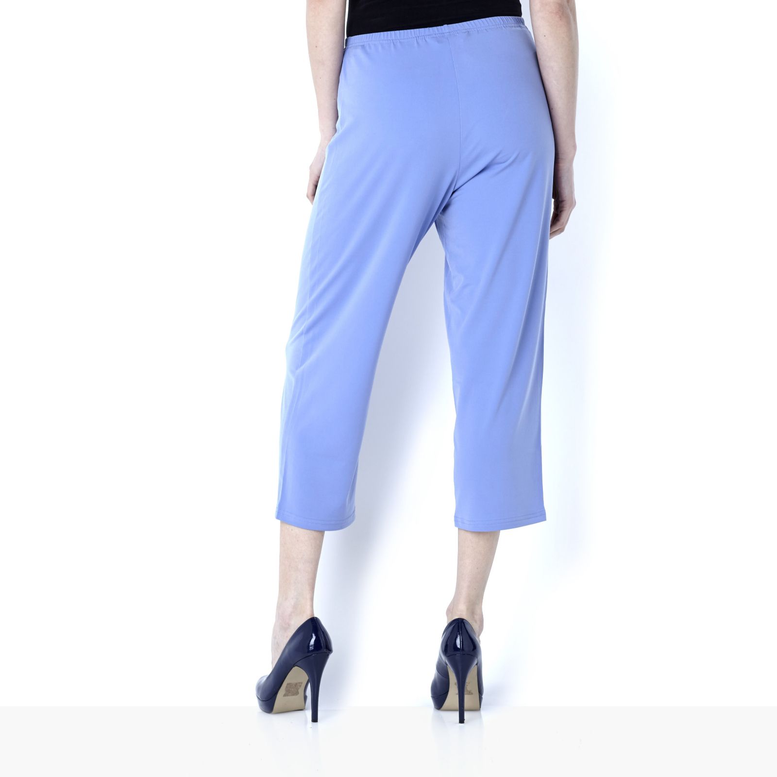 Fluid Jersey Crop Trouser by Michele Hope QVC UK