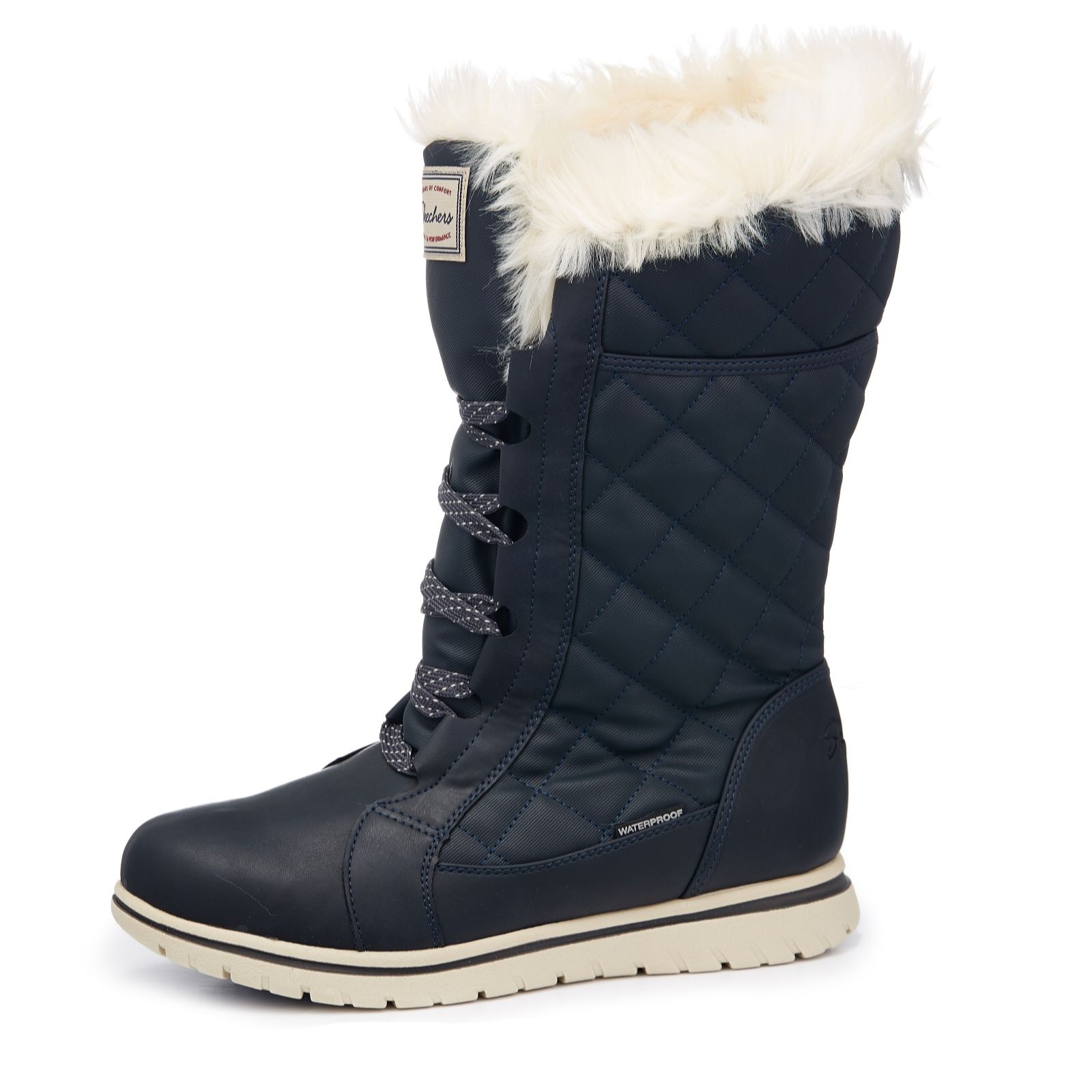 skechers quilted boots