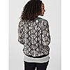 Ruth Langsford Zip Front Printed Bomber Jacket, 3 of 6