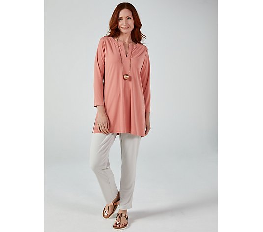 MarlaWynne Luxe Jersey Tunic with Side Slits