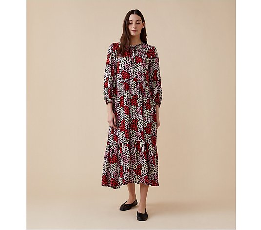 Finery Eliora Fleur Print Midi Dress