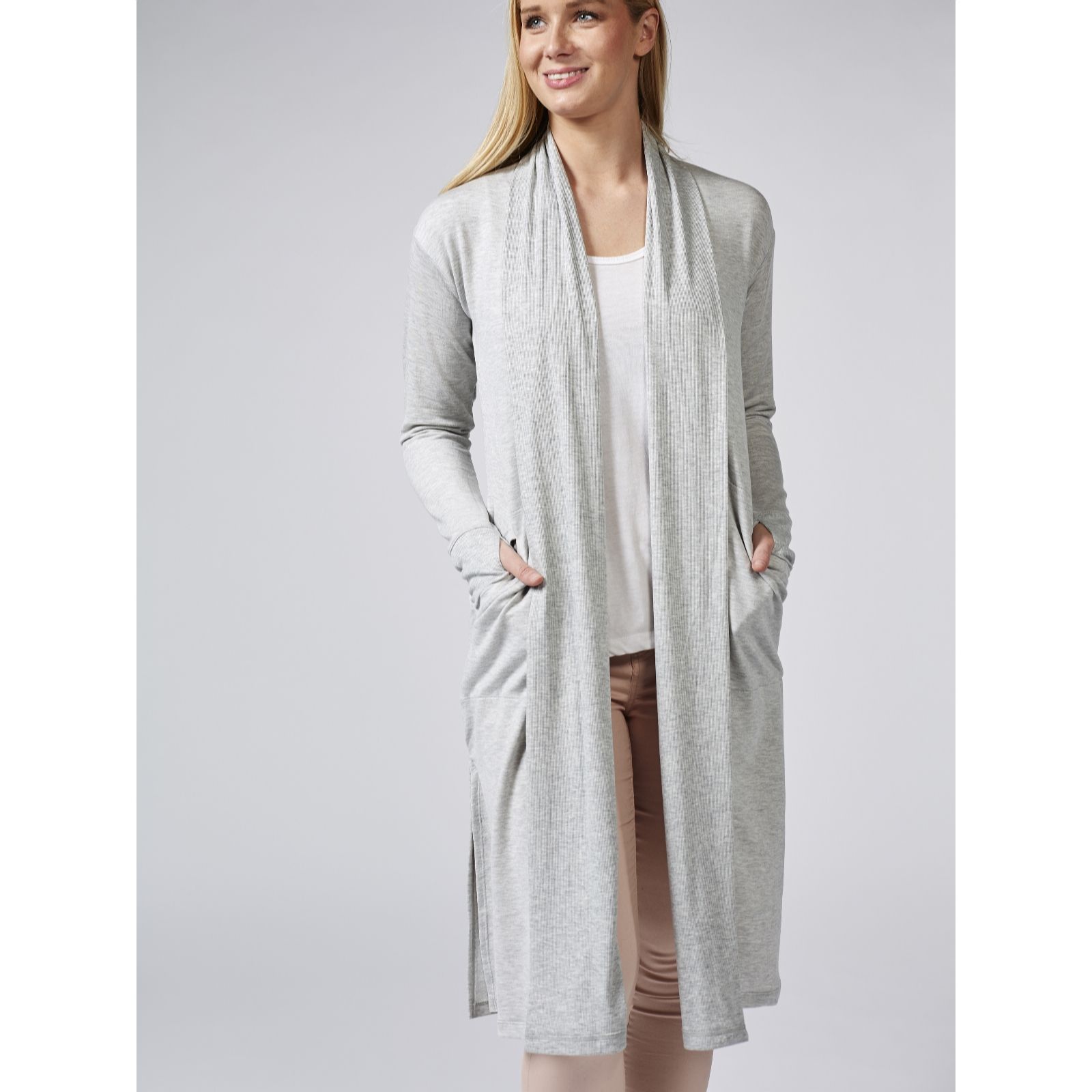 Cuddl duds outlet long cardigan