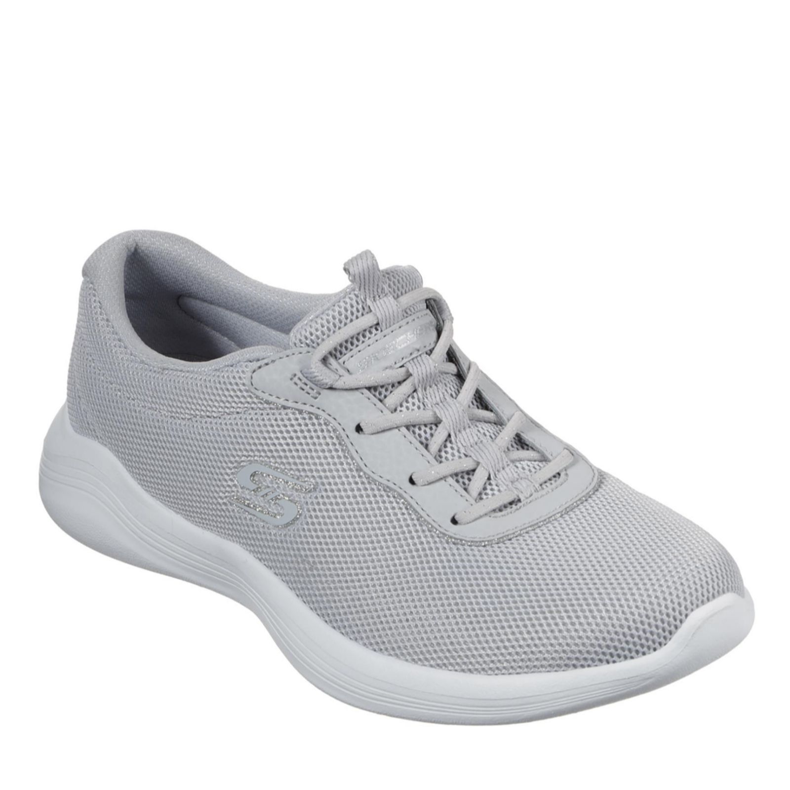 skechers envy textured mesh bungee slip on trainer
