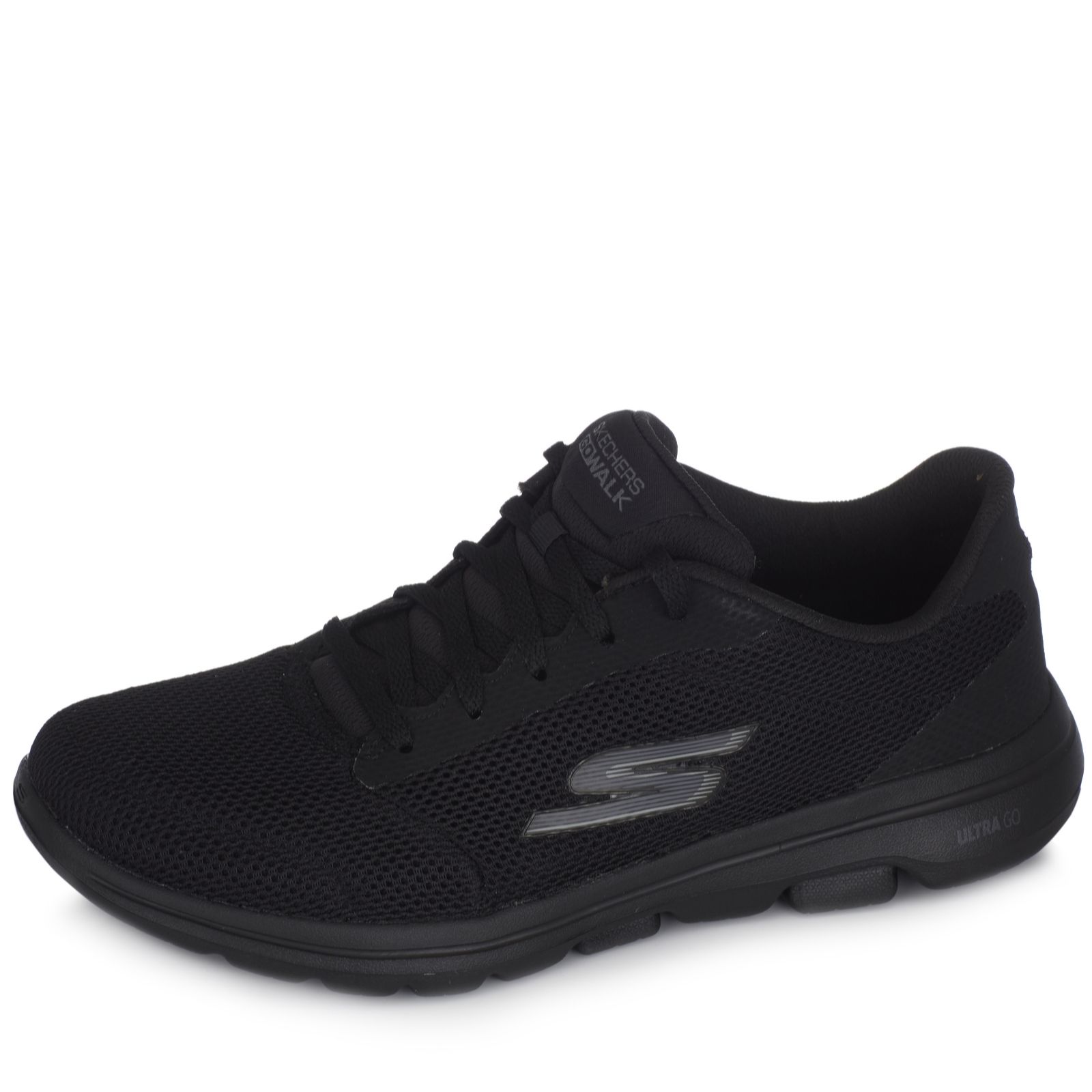 Skechers Go Walk 5 Lucky Athletic Air Mesh Lace Trainer - QVC UK
