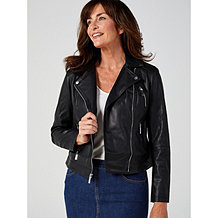  Ruth Langsford Faux Leather Biker Jacket - 185474
