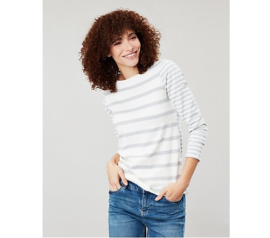 Joules Striped Harbour Top with Long Sleeve