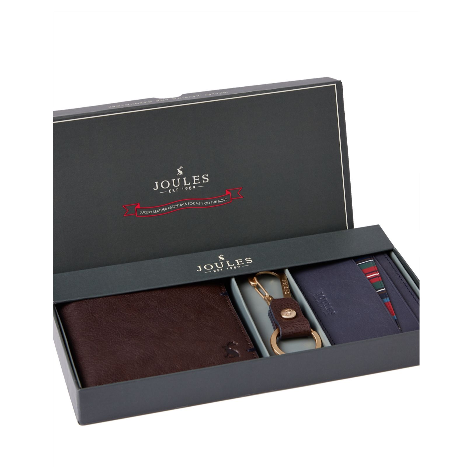 Joules Mens Brigham Card Holder Wallet Set QVC UK