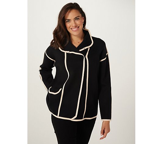 Wynne Collection SoftKNIT Piped Jacket