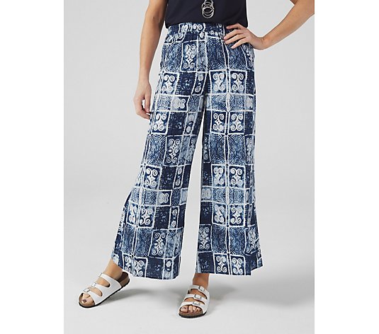 Artscapes Aztec Patchwork Palazzo Trousers