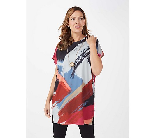 WynneLayers Painterly Abstract Tunic