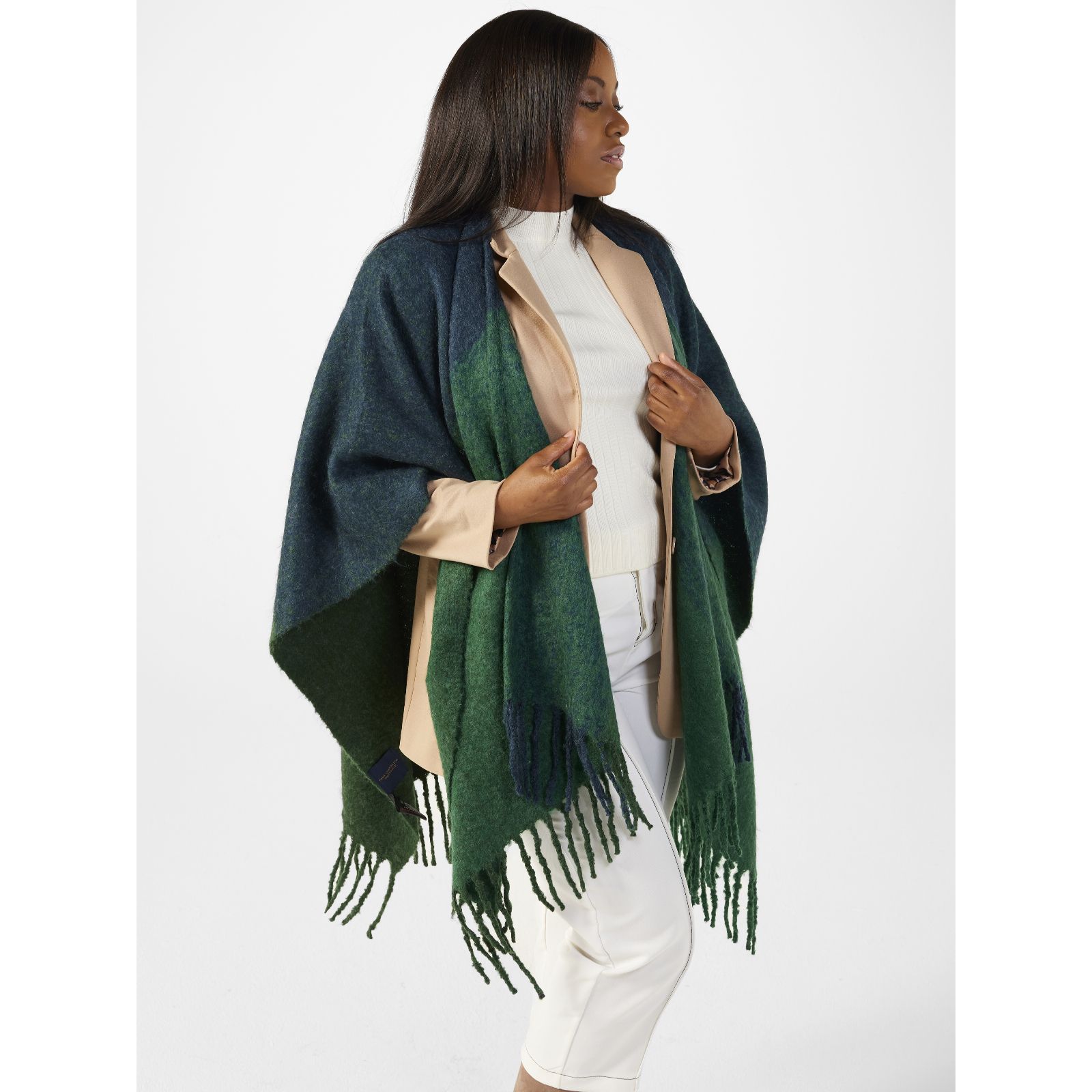 Paul Costelloe Dressage Wool Mix Blanket Wrap QVC UK