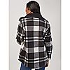 Denim & Co. Sherpa Lined Check Aviator Style Jacket, 2 of 7