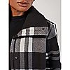 Denim & Co. Sherpa Lined Check Aviator Style Jacket, 4 of 7