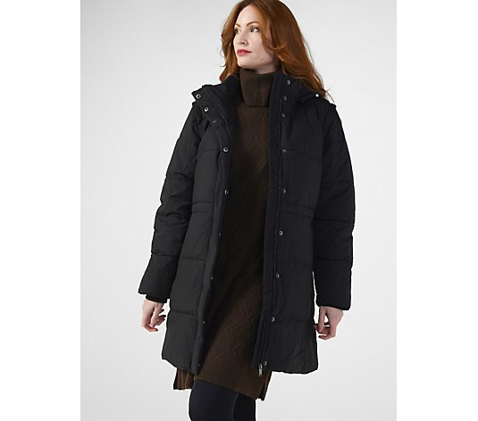 Centigrade Padded Coat with Detachable Sleeves