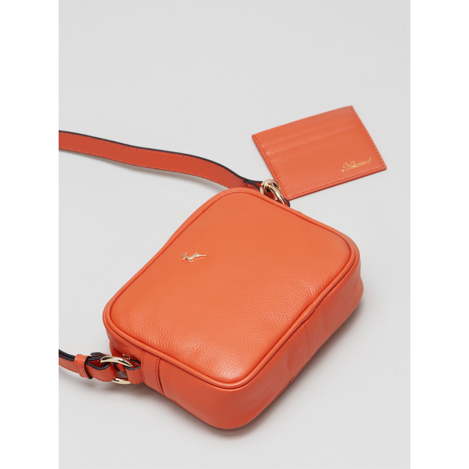 Ashwood Medium Zip Pocket Leather Crossbody Bag - QVC UK