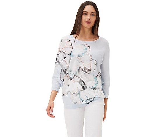 Phase Eight Jade Butterfly Print Knit Jumper
