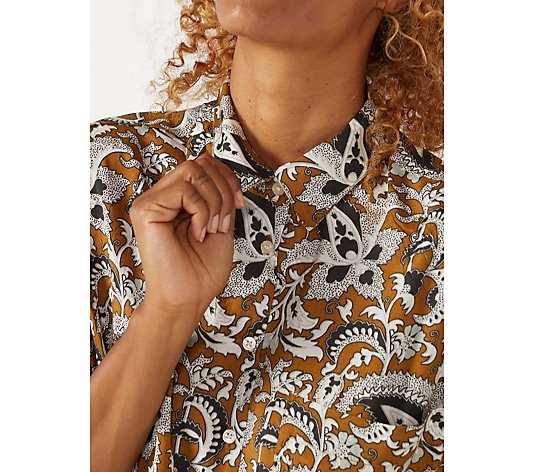 Masai Copenhagen Isenis Printed Button Up Shirt