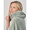 Cozee Home Faux Fur Trimmed Velvetsoft Poncho, 4 of 7