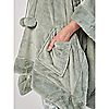Cozee Home Faux Fur Trimmed Velvetsoft Poncho, 5 of 7