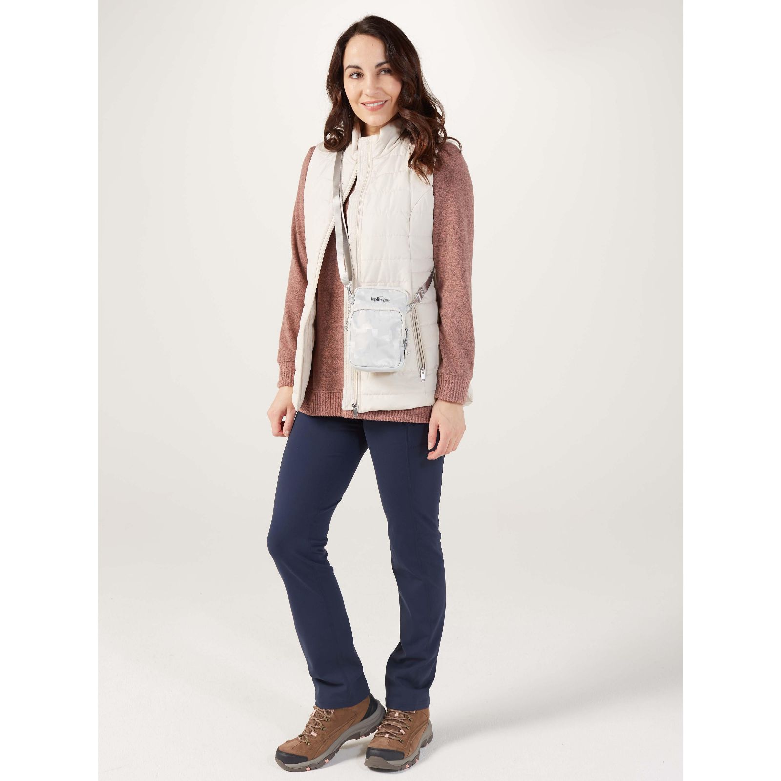 Kipling Dotty Small Phone Crossbody bag QVC UK