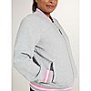 Ruth Langsford Jersey Zip Front Bomber With Stripe Trim, 4 of 7