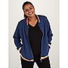 Ruth Langsford Jersey Zip Front Bomber With Stripe Trim, 7 of 7