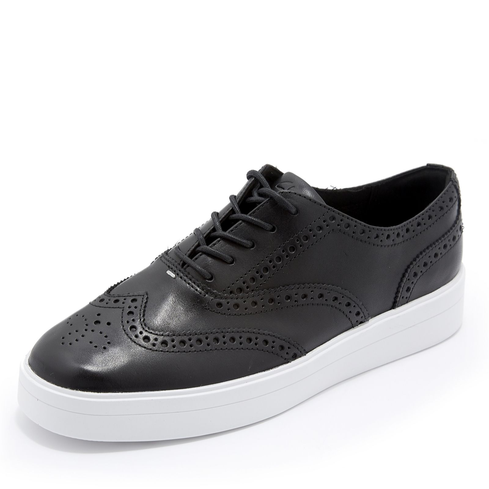 clarks blue brogues