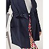 Kim & Co Suede Stretch Jacket with Sash, 4 of 7