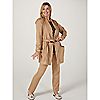 Kim & Co Suede Stretch Jacket with Sash, 5 of 7