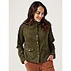 Isaac Mizrahi Live Faux Suede Jacket With Patch Pockets