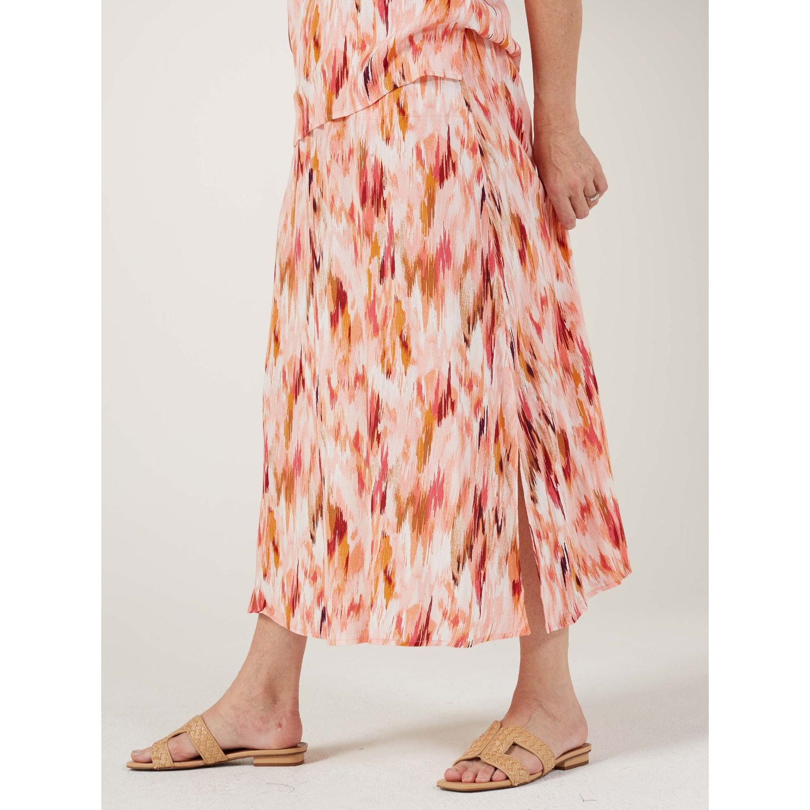 Long maxi skirts qvc sale