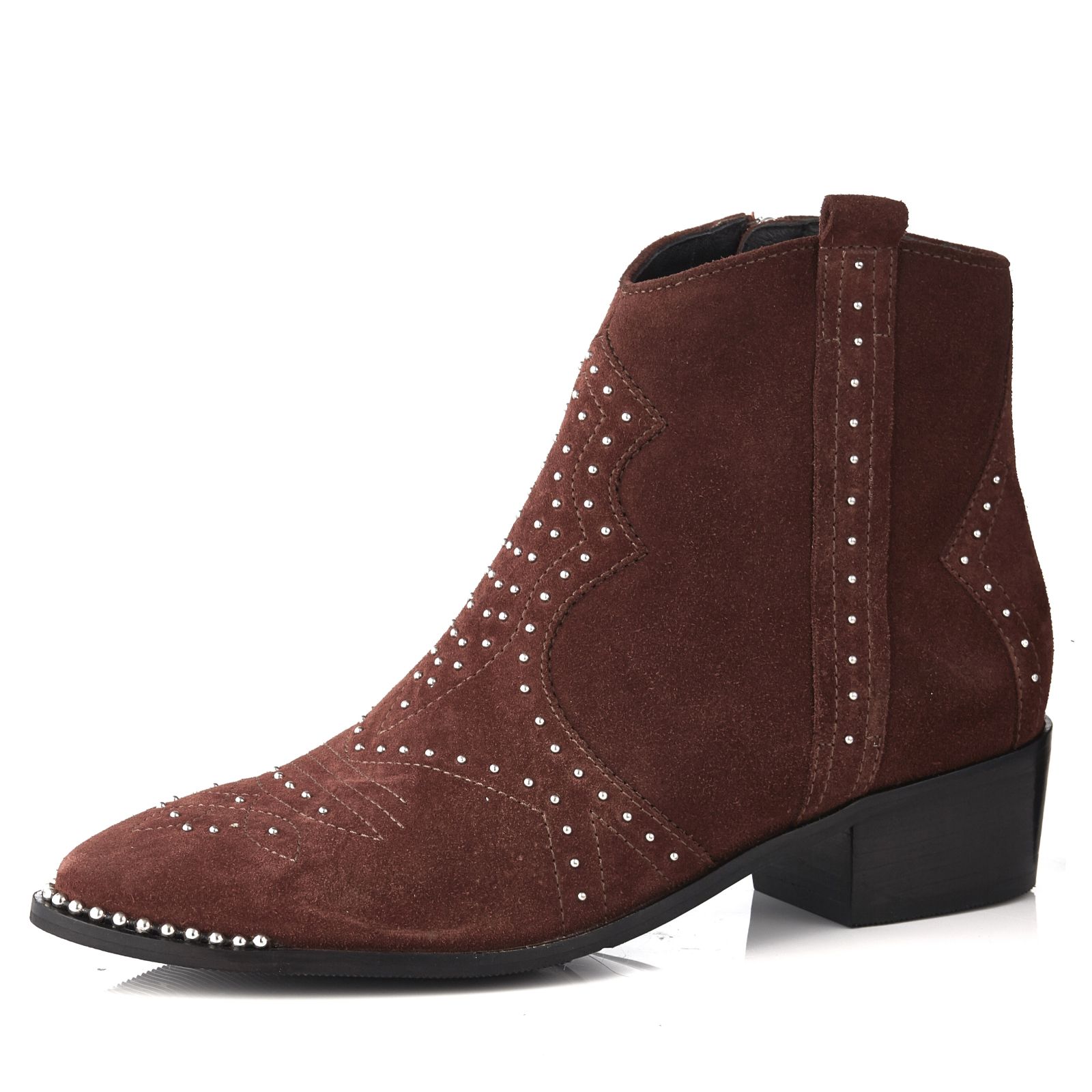 Bronx Western Suede Ankle Boot - QVC UK