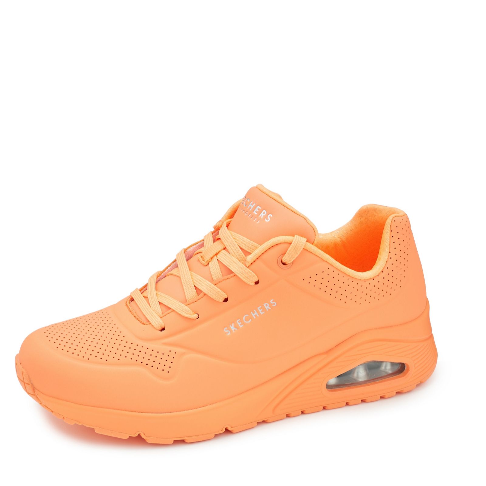 skechers uno neon yellow
