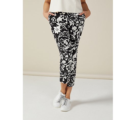WynneLayers Print & Solid Flatter Fit Trousers