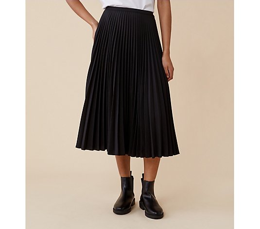Finery Lottie Pleated Midi Skirt