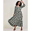 Monsoon Artisan Studio Ashoka Circle Print Midi Dress