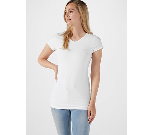 Attitudes by Renee Washed Cotton Jersey Reversible Top