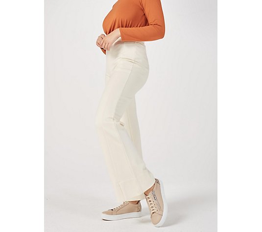 WynneLayers Double Knit Jersey Soft Flare Trousers