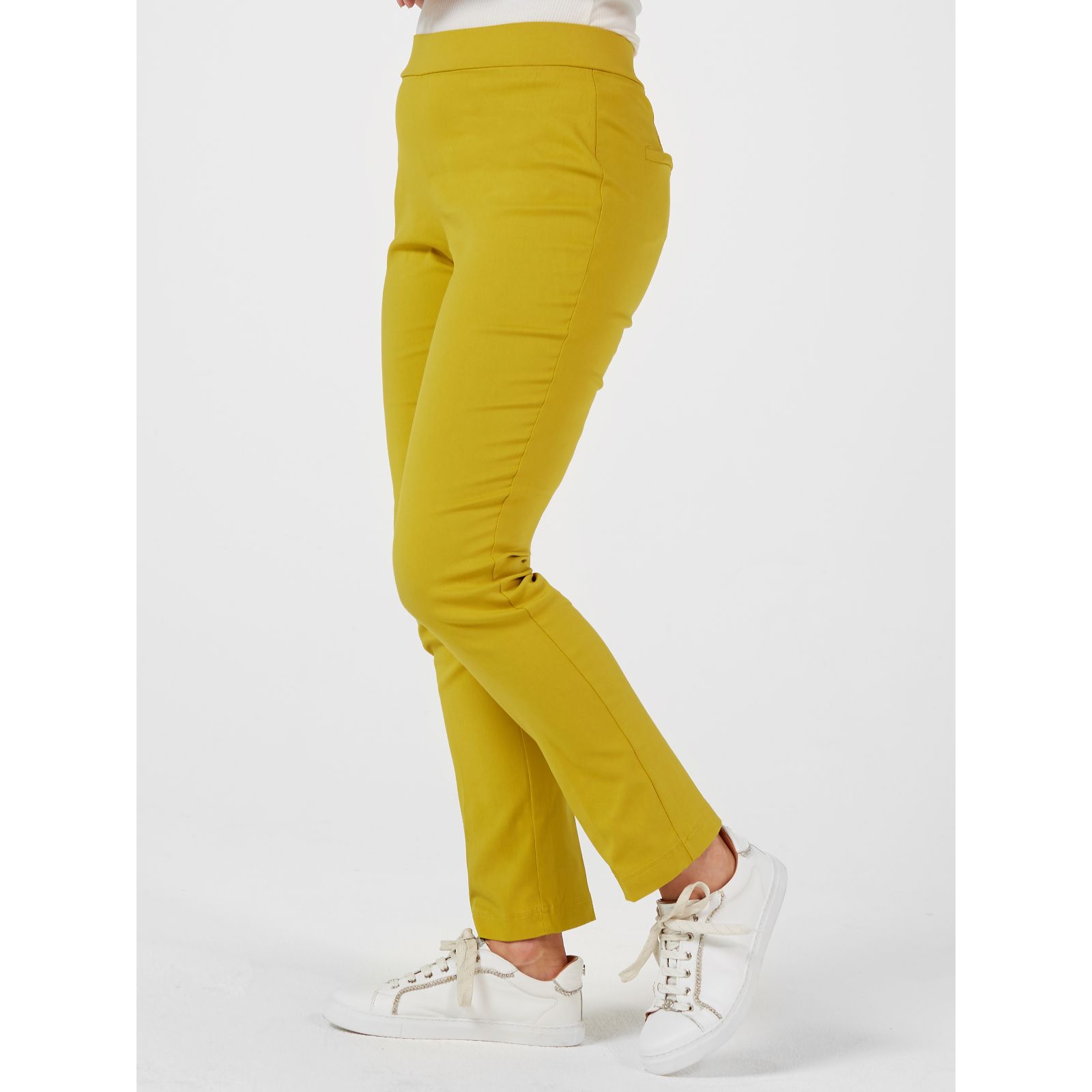 WynneLayers Print & Solid Flatter Fit Trousers - QVC UK