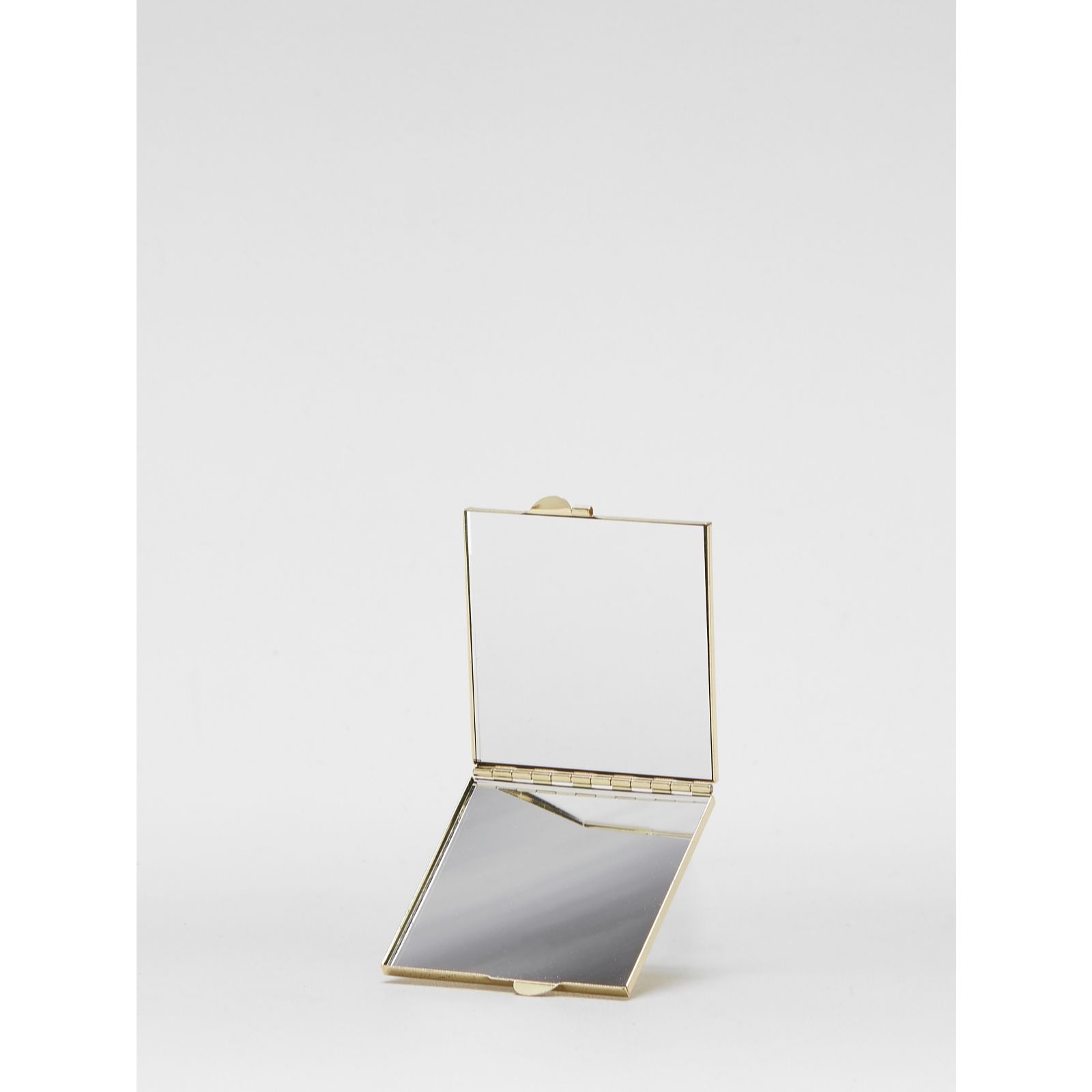 Outlet Ruth Langsford Leather Makeup Pouch with Mirror QVC UK