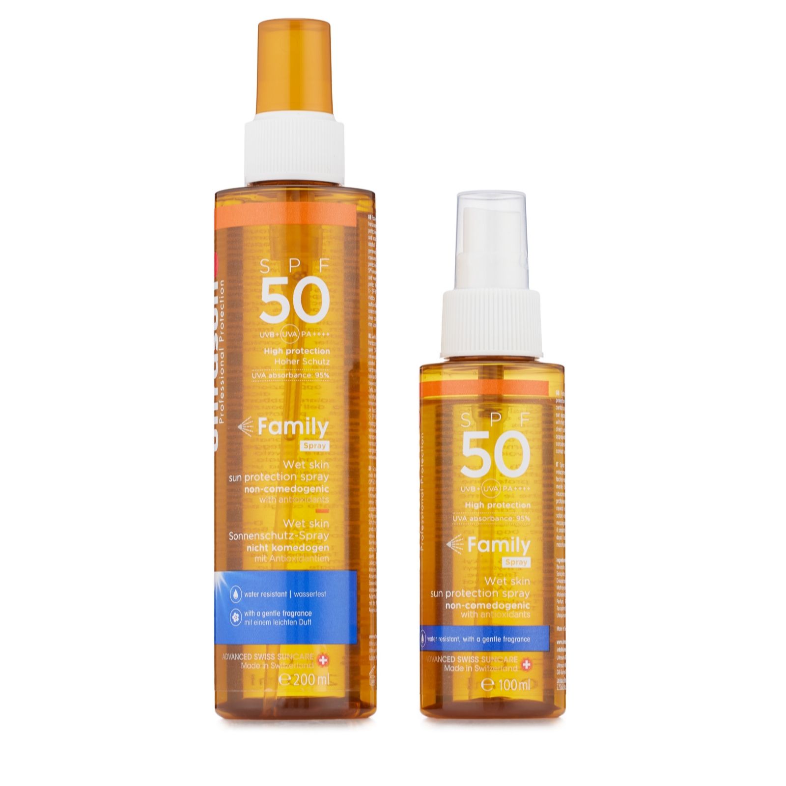 Ultrasun Sun Protection Family Wet Skin Spray SPF 50 Home & Away