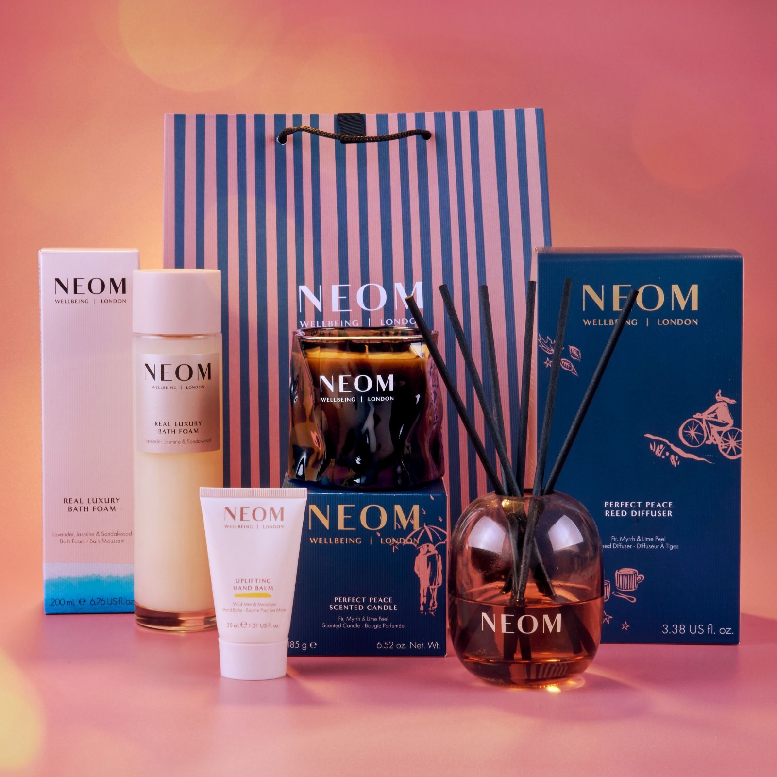 NEOM Wellbeing Luxury 4 Piece Gift Collection