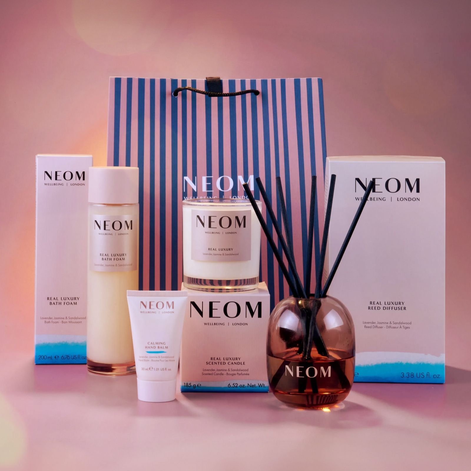 NEOM Wellbeing Luxury 4 Piece Gift Collection