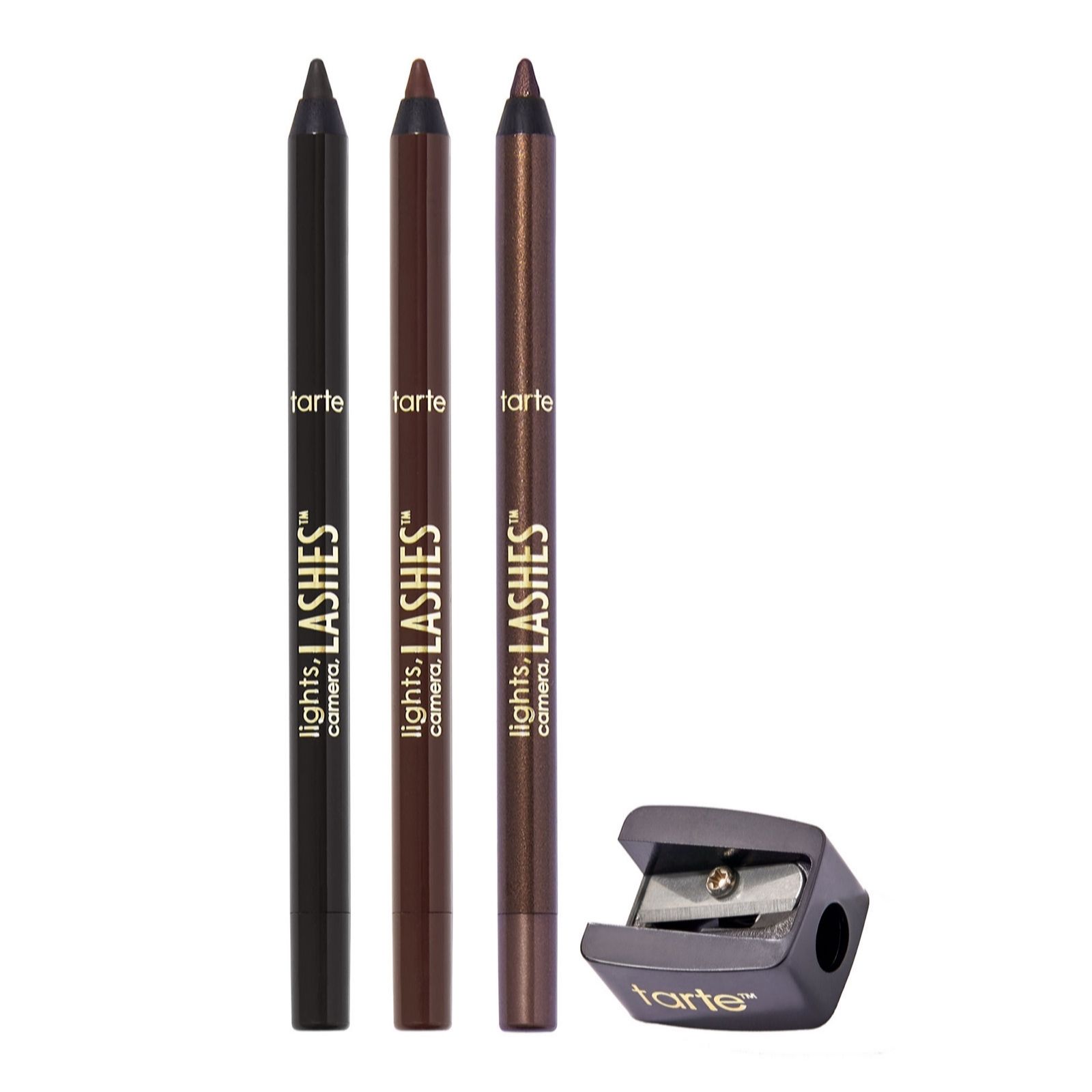 tarte Lights Camera Lashes Waterproof Gel Eyeliner Trio & Sharpener