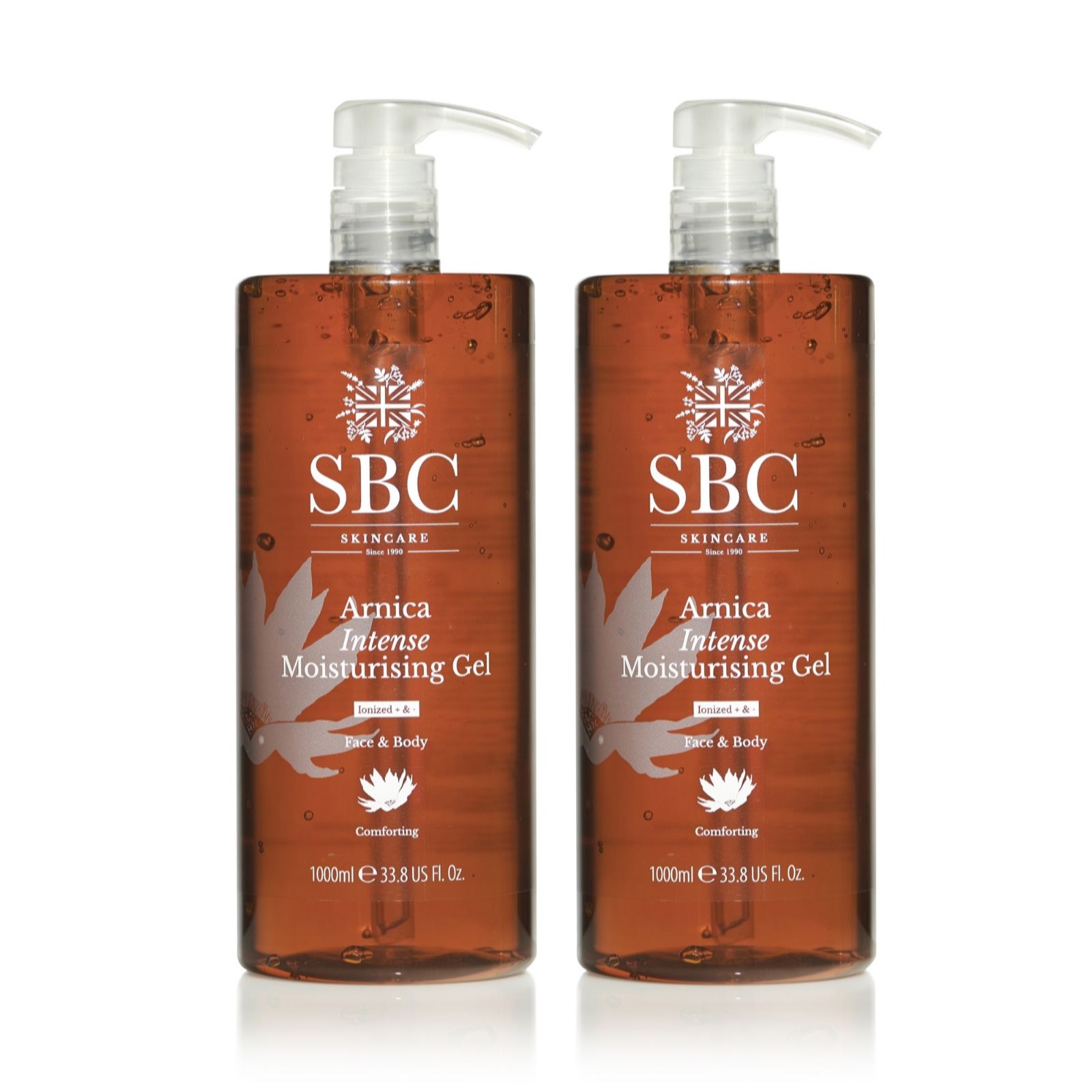 SBC Intense Arnica Moisturising Gel 1 Litre Duo