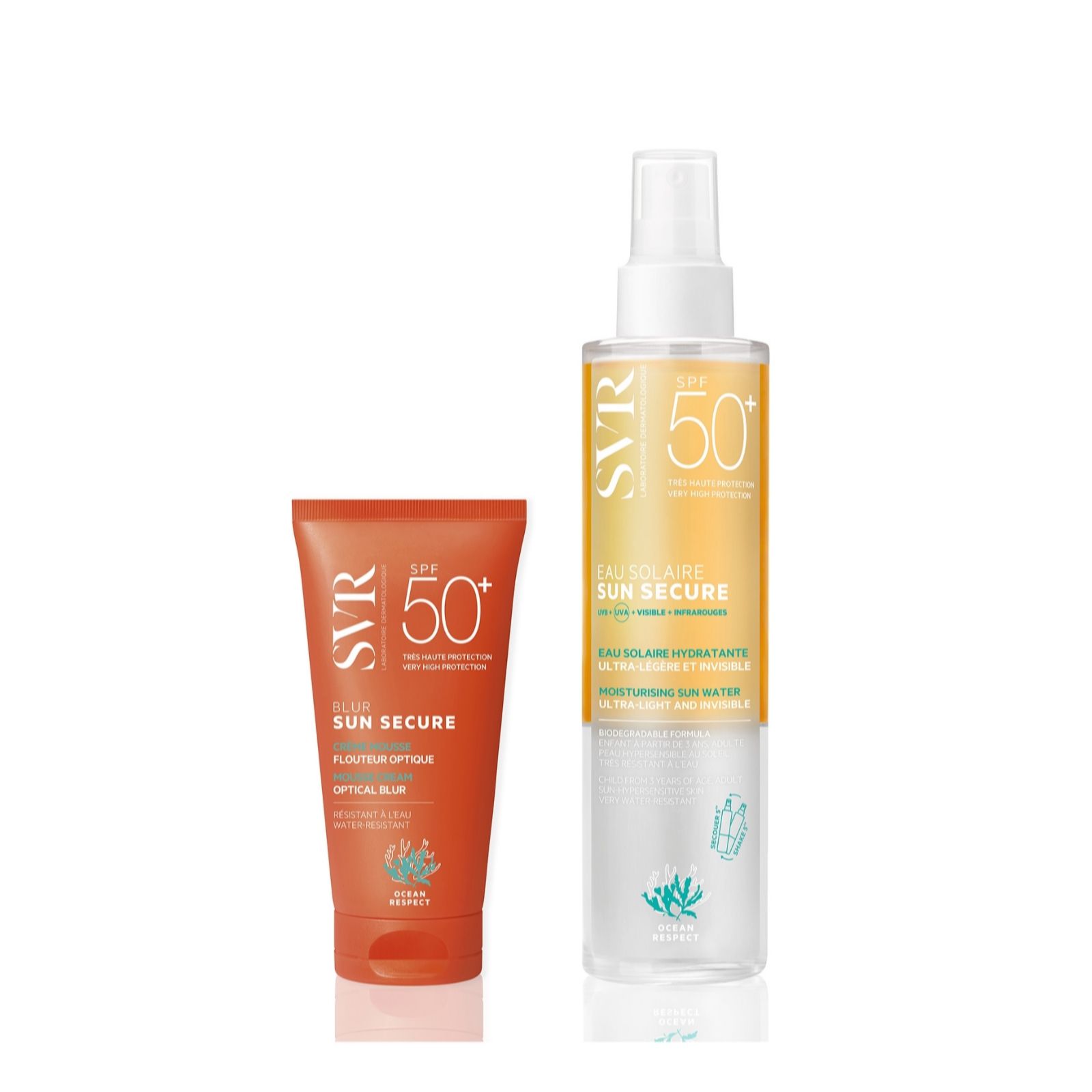 SVR Sun Secure Face & Body SPF 50+ Sun Duo