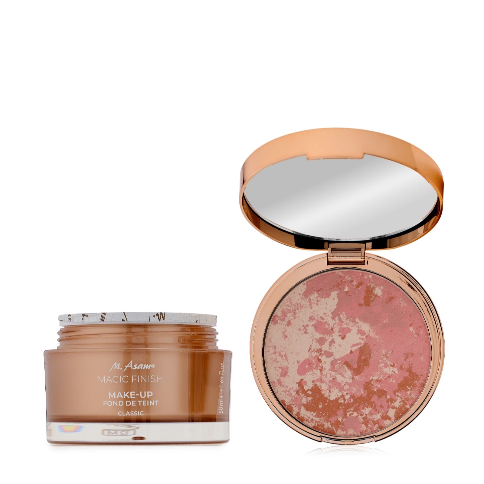 M.Asam Magic Finish Make-Up Mousse 50ml + Multi Colour Blush 8g