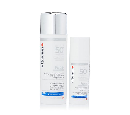 Ultrasun Sun Protection Anti-Pigmentation Face SPF 50+ Home & Away Duo